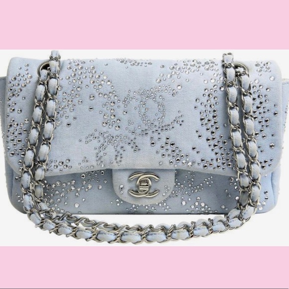 CHANEL Handbags - Swarovski Crystal Chanel Bag